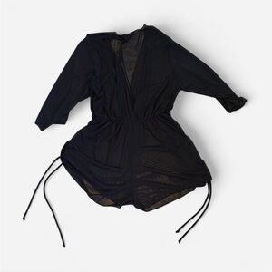 Black Sheer Swimsuit Cover